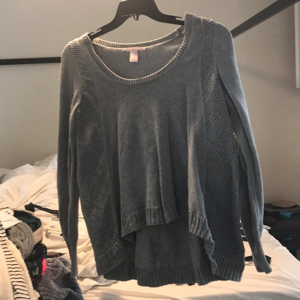 Gray sweater